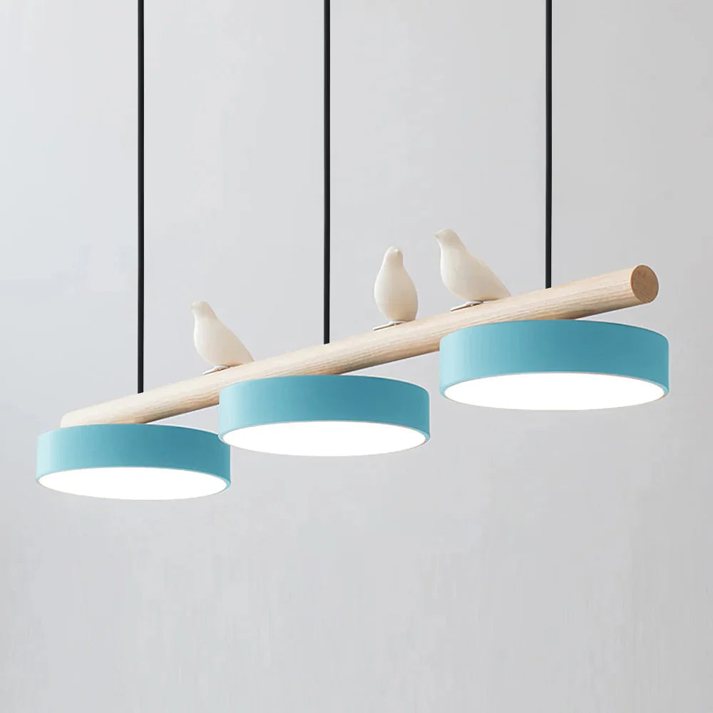 Bird Motif Nature Inspired Pendant Light for Living Rooms
